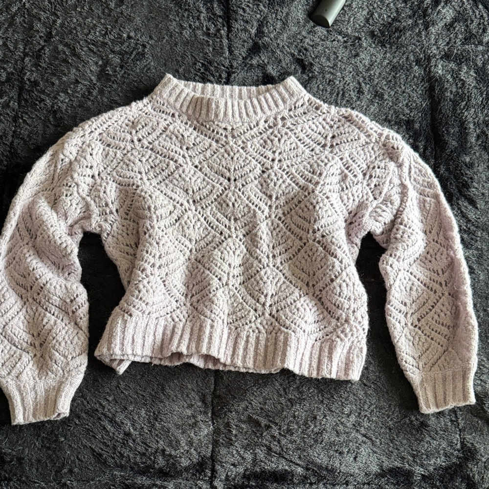 Dusty Purple Knit Sweater